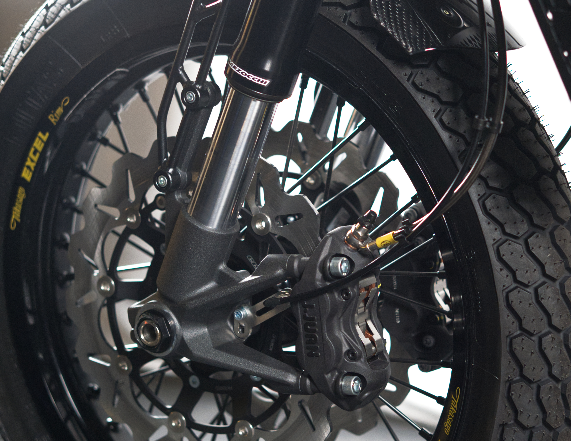 CCM Motorcycles | J. Juan Single Disc Front Brake System - Silver